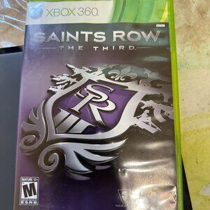 Saints Row: The Third (Microsoft Xbox 360, 2011) No Manual